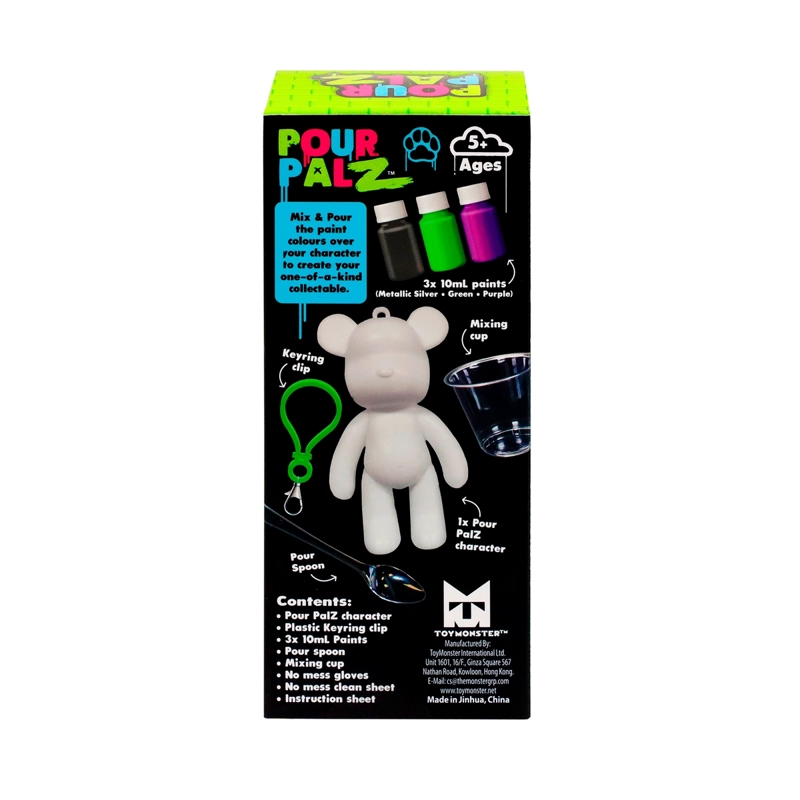 OSO LLAVERO PARA PINTAR POUR PALZ - VERDE - 4