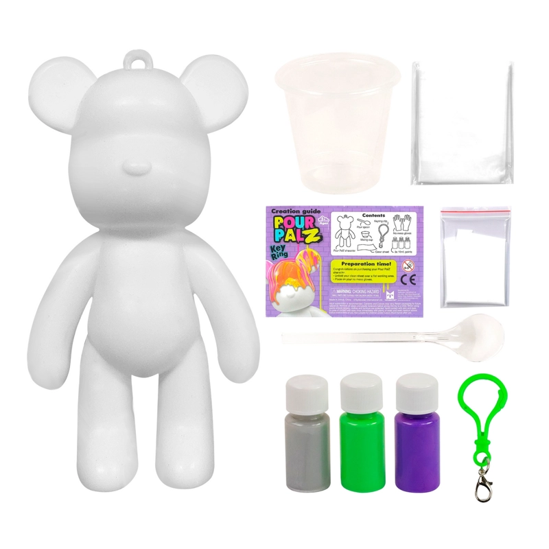 OSO LLAVERO PARA PINTAR POUR PALZ - VERDE - 5