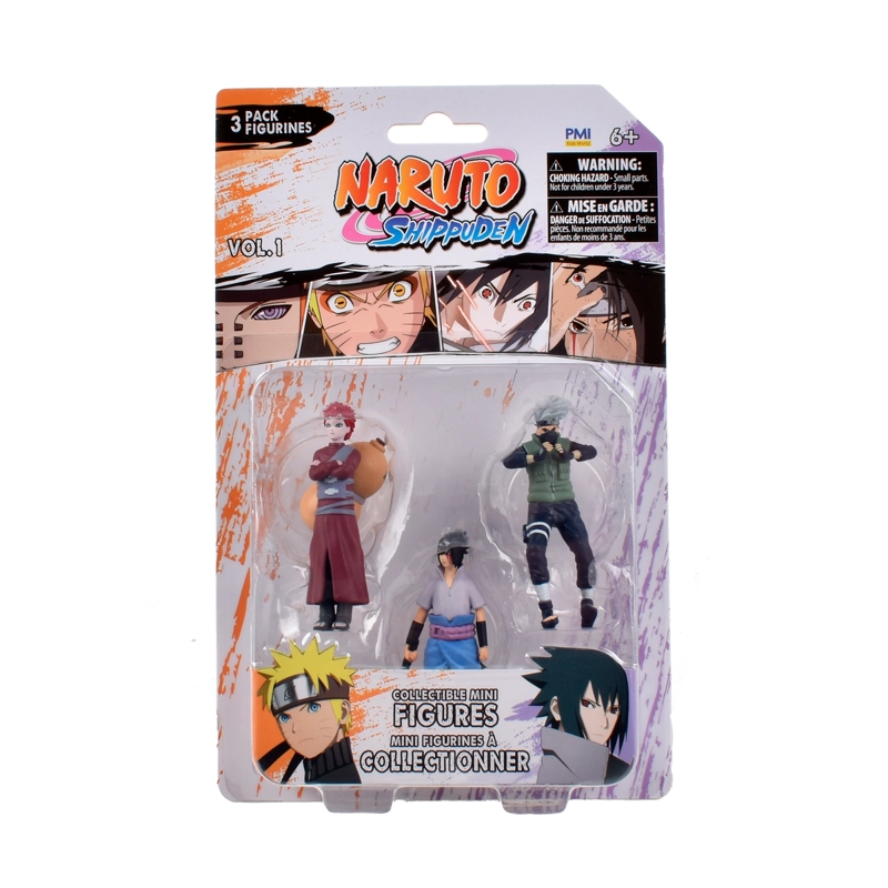 PACK 3 FIGURAS COLECCIONABLES 7 CM NARUTO - GAARA - 3