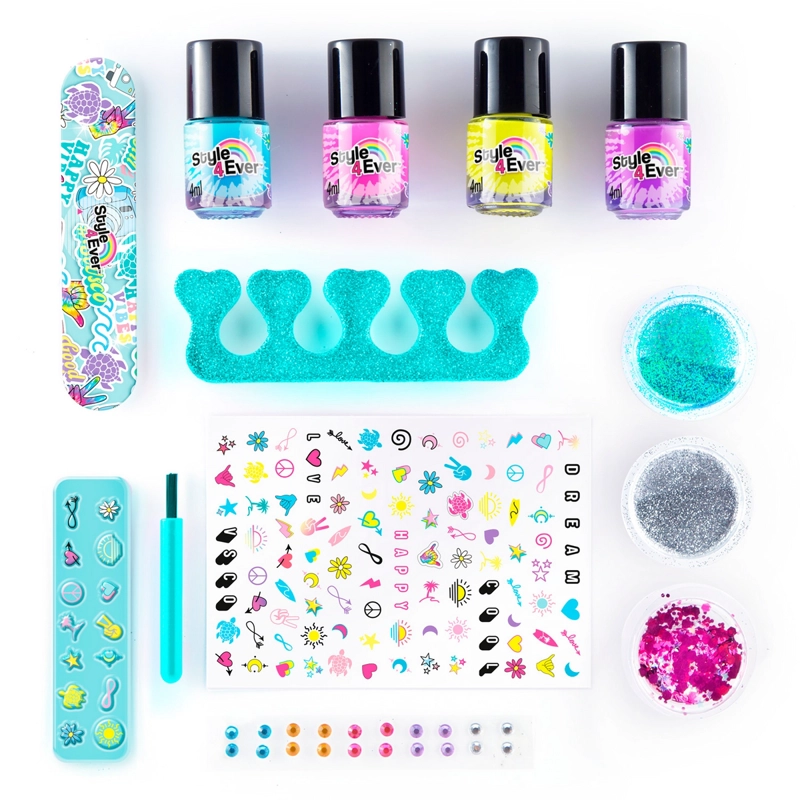 KIT DE ARTE EN UÑAS STYLE 4 EVER CON GLITTER Y ESMALTES - 2