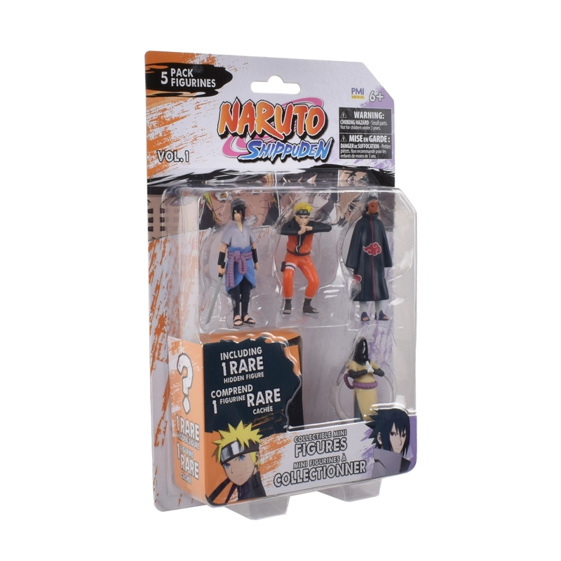 PACK 5 FIGURAS COLECCIONABLES 7 CM NARUTO - SASUKE - 2