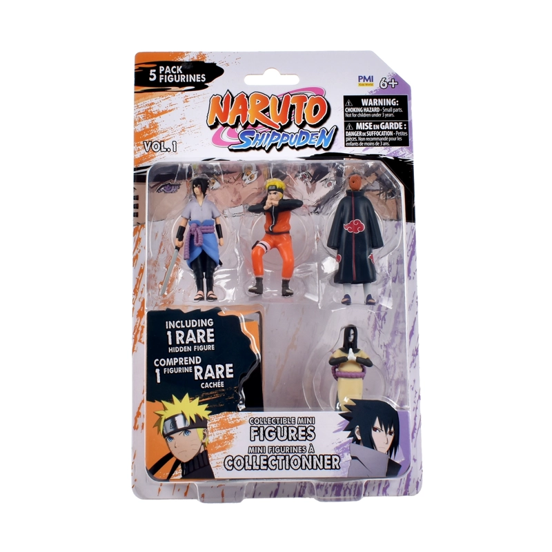 PACK 5 FIGURAS COLECCIONABLES 7 CM NARUTO - SASUKE - 3