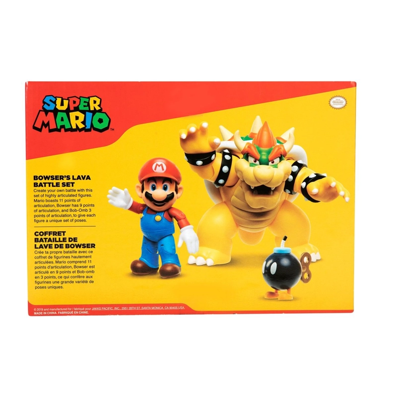 PLAYSET CON FIGURA 6 CM BROWSER VS MARIO NINTENDO - 4