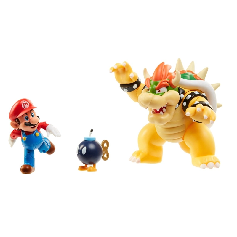 PLAYSET CON FIGURA 6 CM BROWSER VS MARIO NINTENDO - 5