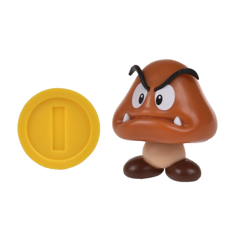 FIGURA 6 CM CON ACCESORIO SUPER MARIO DE NINTENDO - GOOMBA - 1