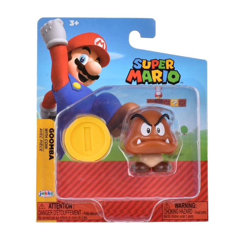 FIGURA 6 CM CON ACCESORIO SUPER MARIO DE NINTENDO - GOOMBA - 3