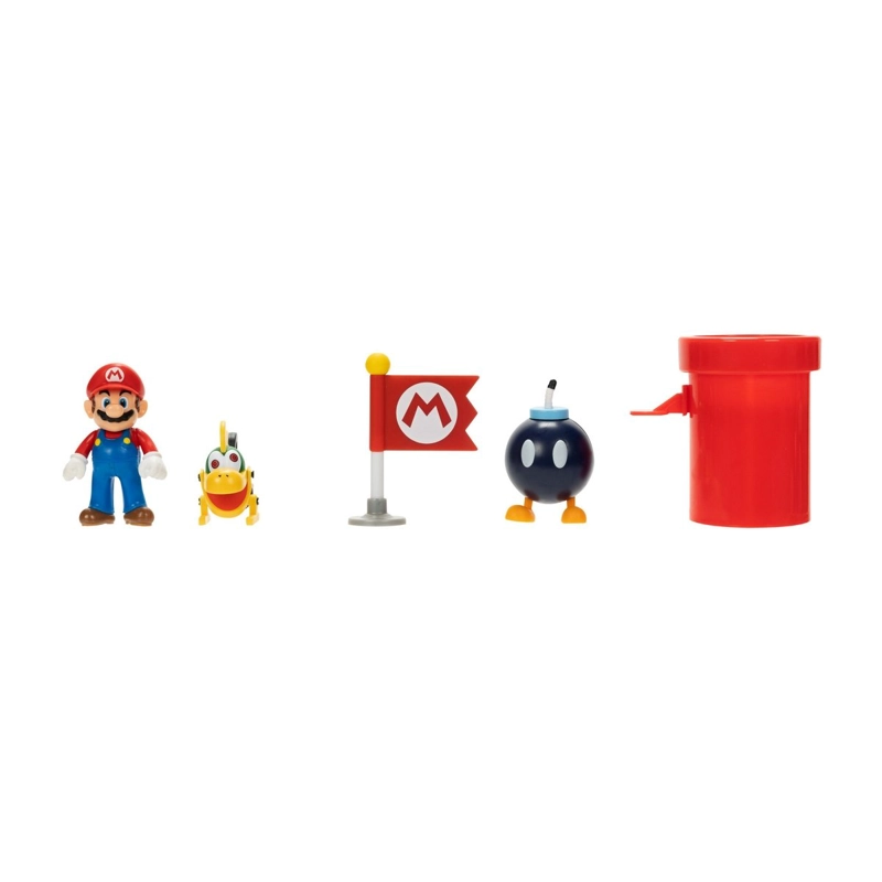 PLAYSET FIGURA 6 CM BOWSER AIRSHIP DECK SUPER MARIO NINTENDO - 5