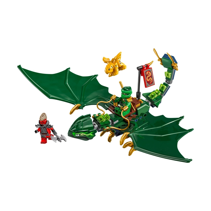 BLOQUES LEGO NINJAGO DRAGON VERDE 128 PIEZAS - 1