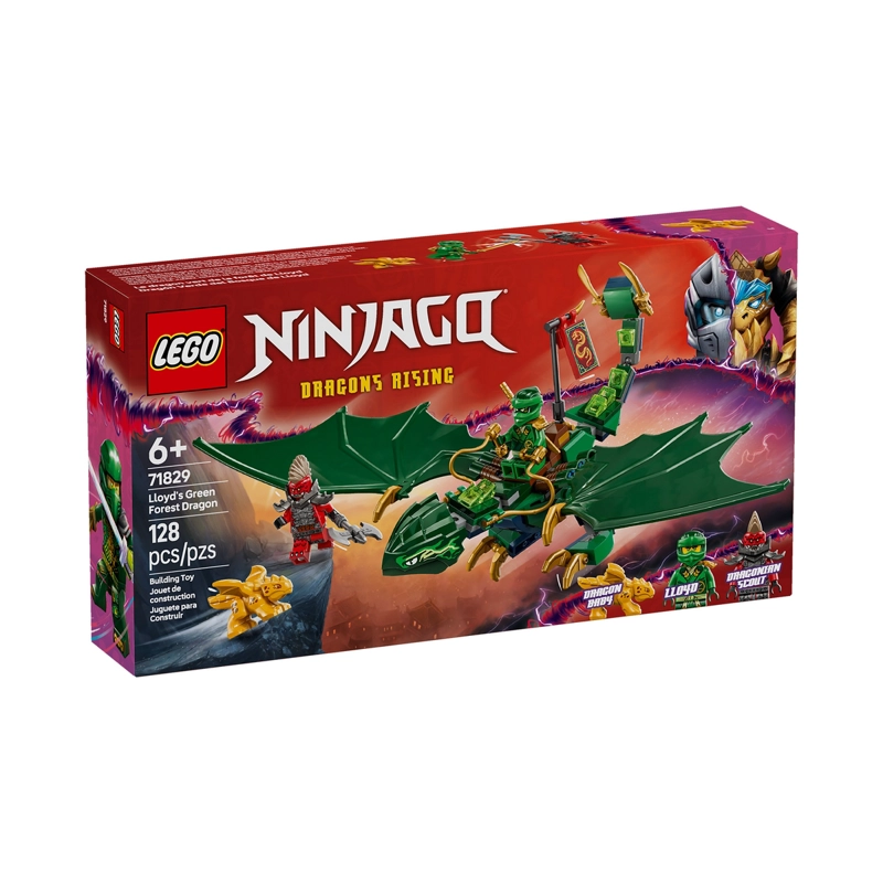 BLOQUES LEGO NINJAGO DRAGON VERDE 128 PIEZAS - 3