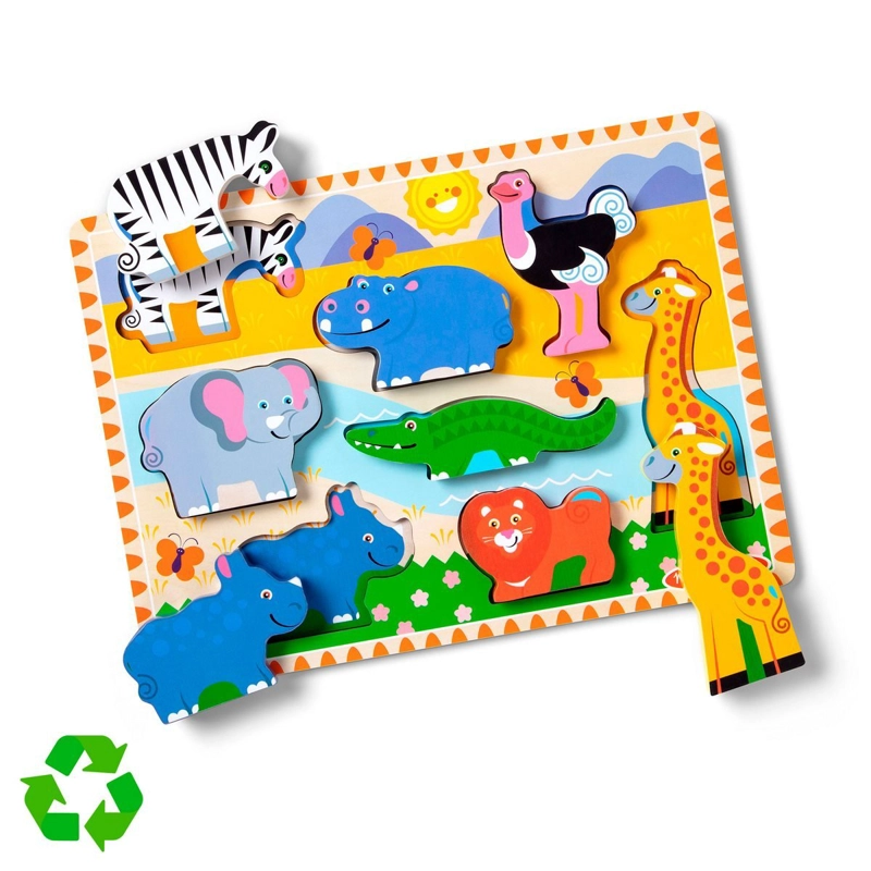 PUZZLE DIDACTICO MELISSA AND DOUG 8 PIEZAS SELVA - 1