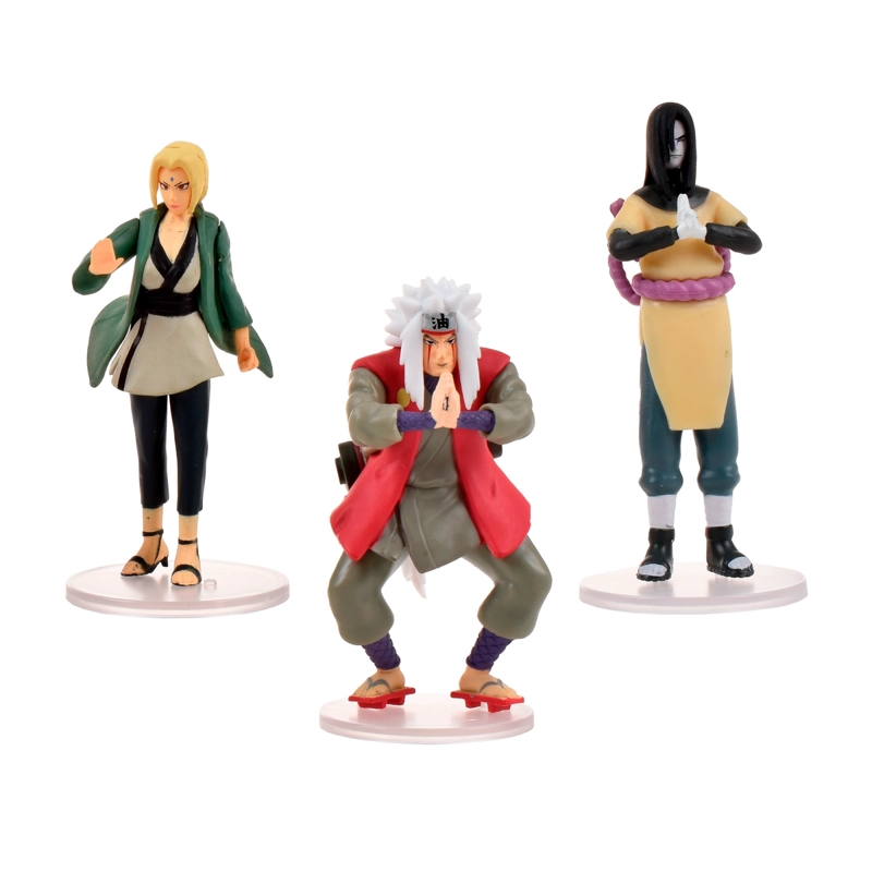 PACK 3 FIGURAS COLECCIONABLES 7 CM NARUTO - TSUNADE - 1
