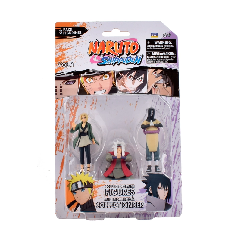 PACK 3 FIGURAS COLECCIONABLES 7 CM NARUTO - TSUNADE - 3