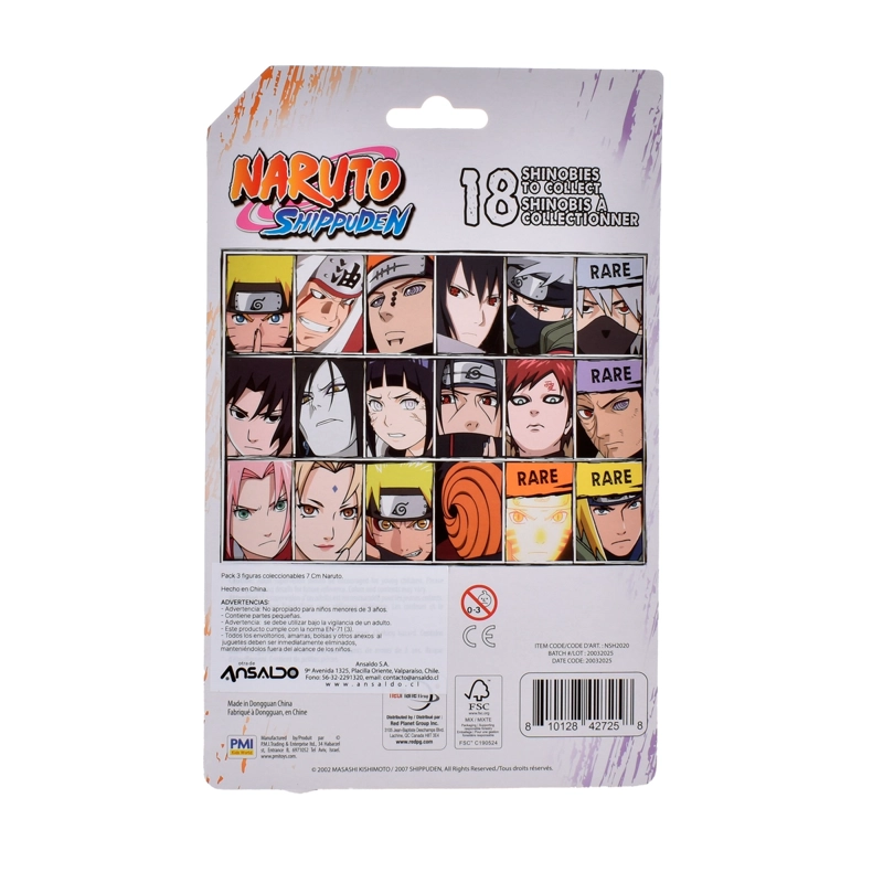 PACK 3 FIGURAS COLECCIONABLES 7 CM NARUTO - TSUNADE - 4
