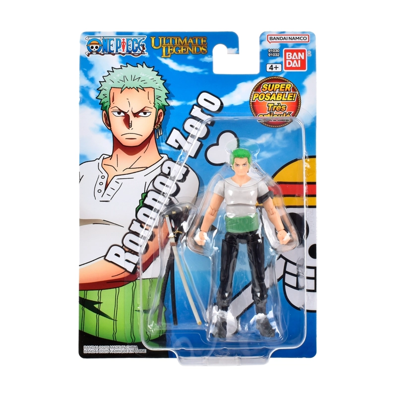 FIGURA 13 CM ONE PIECE - RORONOA ZORO - 3