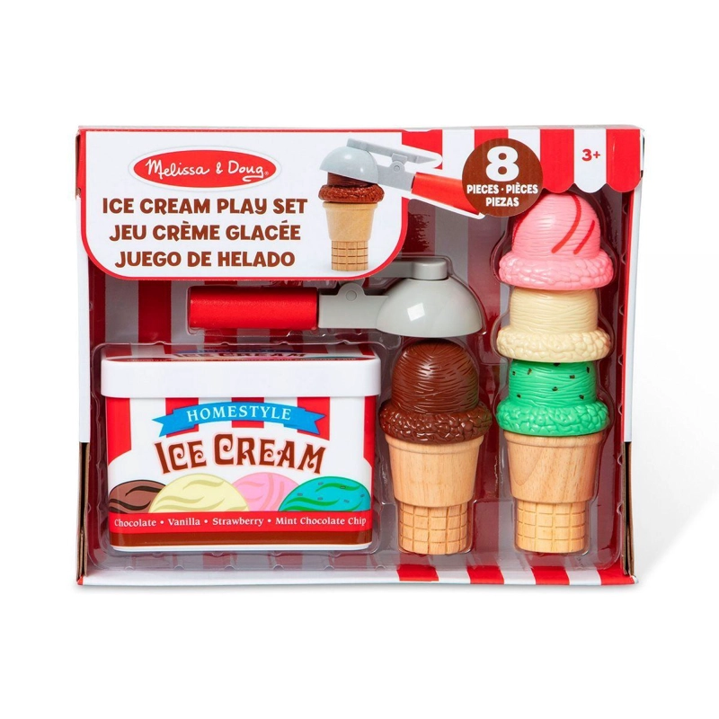 JUEGO DE HELADO DE MADERA MELISSA AND DOUG MAGNE TICAS - 3