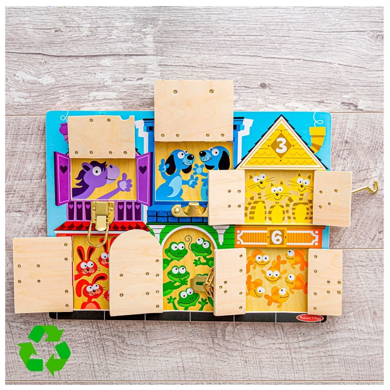 JUEGO DIDACTICO MELISSA Y DOUG PESTILLOS DE MADERA - 4