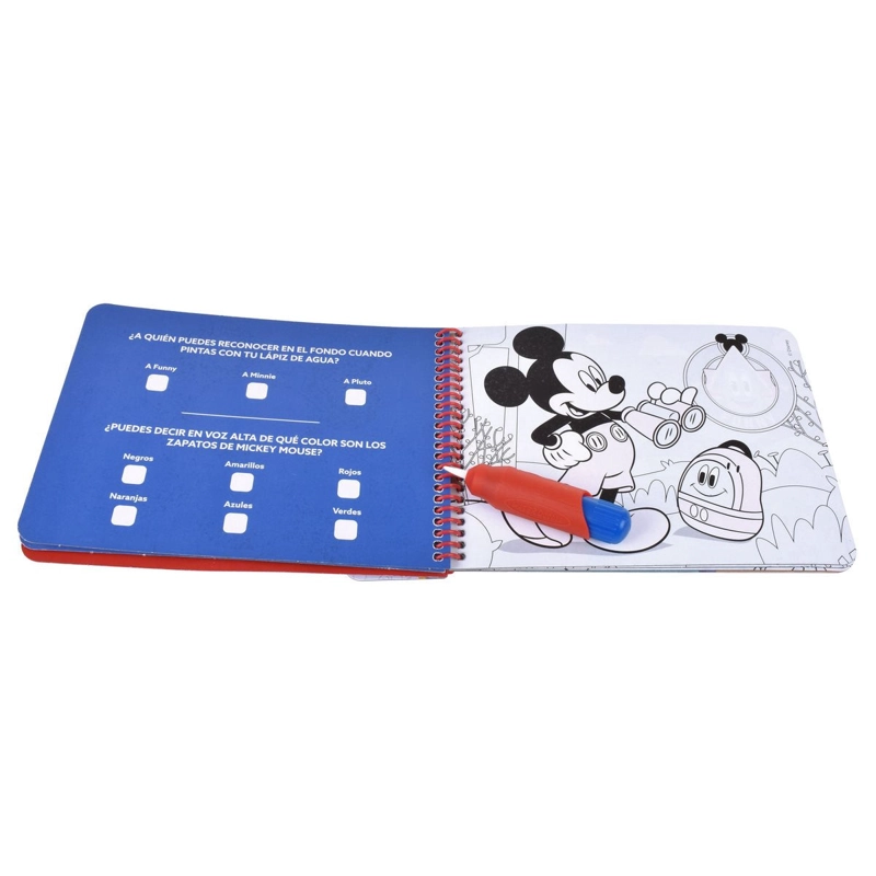 LIBRO ACTIVIDADES CON LAPIZ MAGICO PARA PINTAR CON AGUA - MICKEY - 1