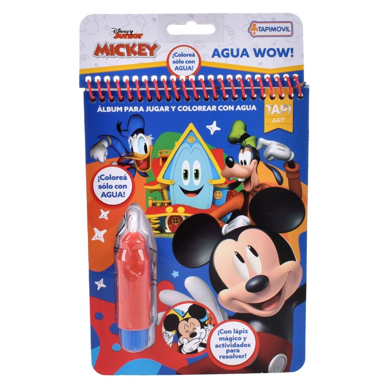 LIBRO ACTIVIDADES CON LAPIZ MAGICO PARA PINTAR CON AGUA - MICKEY - 3