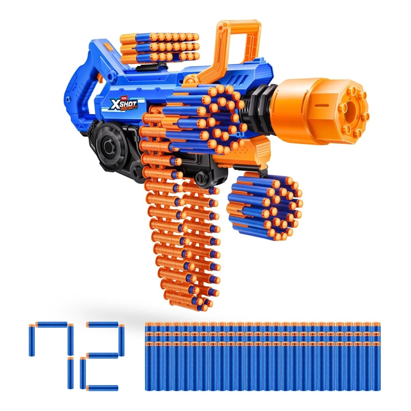 LANZA DARDOS INSANITY SMOKING BARREL CON 72 DARDOS X-SHOT - 5