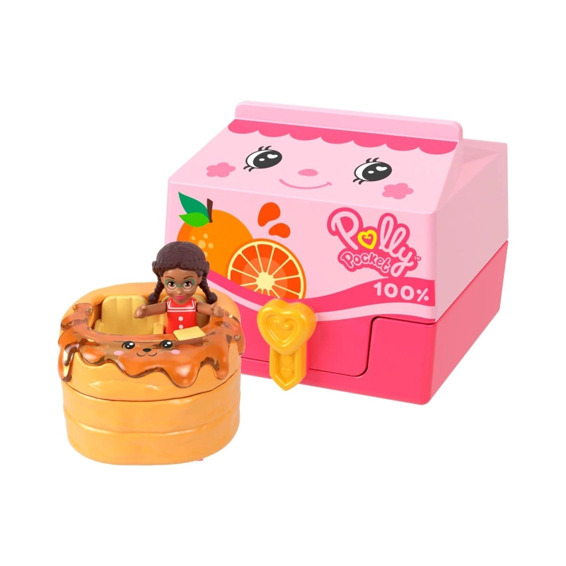 POLLY POCKET SET DE JUEGO COMPACTO REVEAL COMIDITA RAPIDA - 3