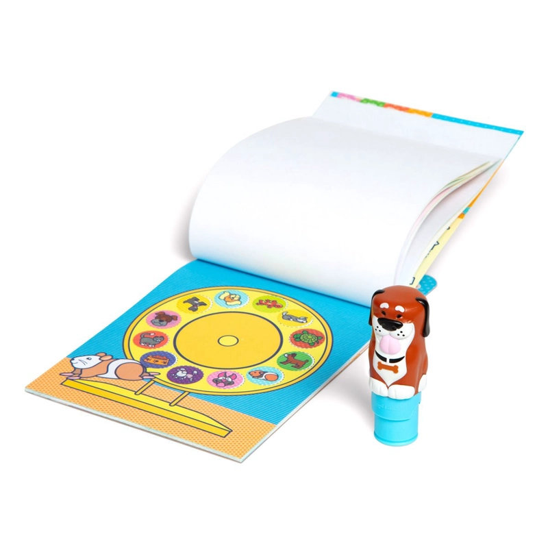 ESTAMPADOR WOW CON 300 STICKERS MELISSA AND DOUG - PERRO - 1