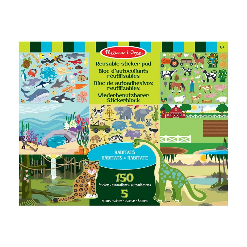 STICKERS REUTILIZABLES MELISSA & DOUG HABITATS NATURALES - 2