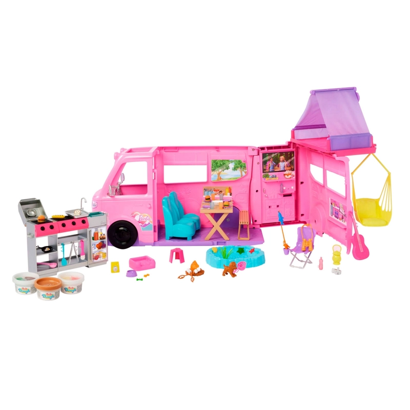 BARBIE CAMPER DE LOS SUEÑOS AUTO TRANSFORMABLE - 1