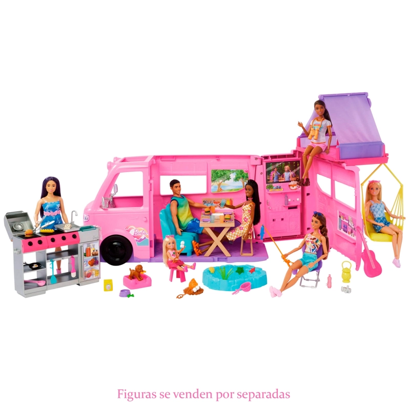 BARBIE CAMPER DE LOS SUEÑOS AUTO TRANSFORMABLE - 5