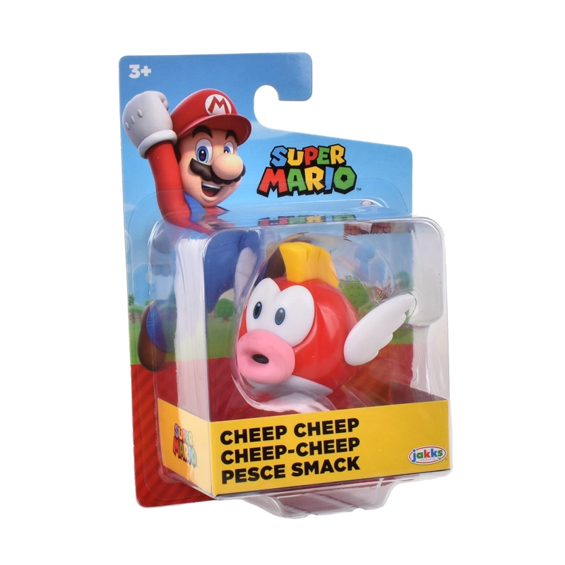 FIGURAS 6 CM SUPER MARIO DE NINTENDO WAVE 53 - CHEEP CHEEP - 2
