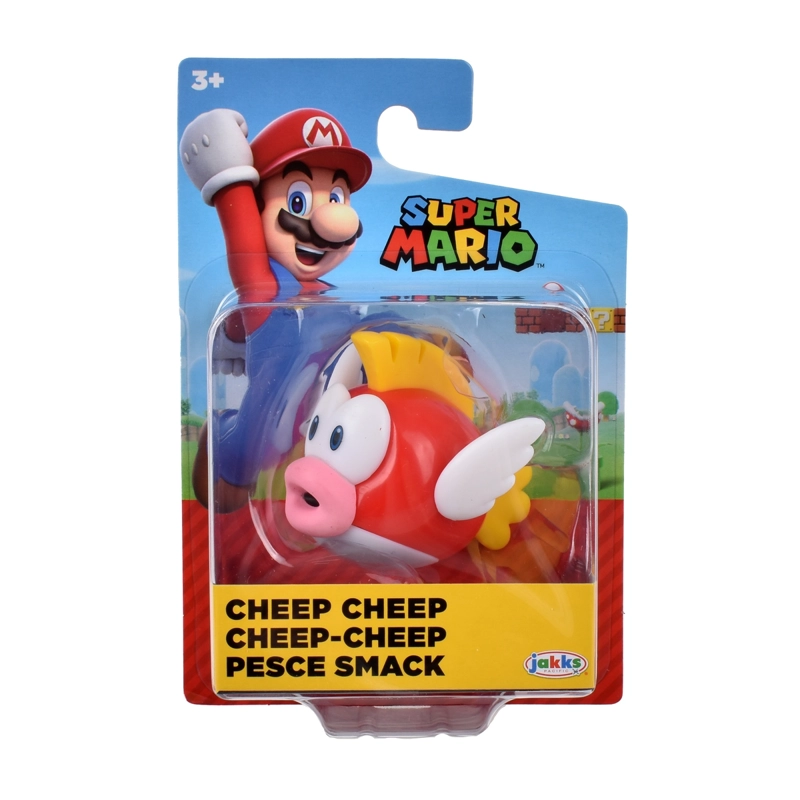 FIGURAS 6 CM SUPER MARIO DE NINTENDO WAVE 53 - CHEEP CHEEP - 3
