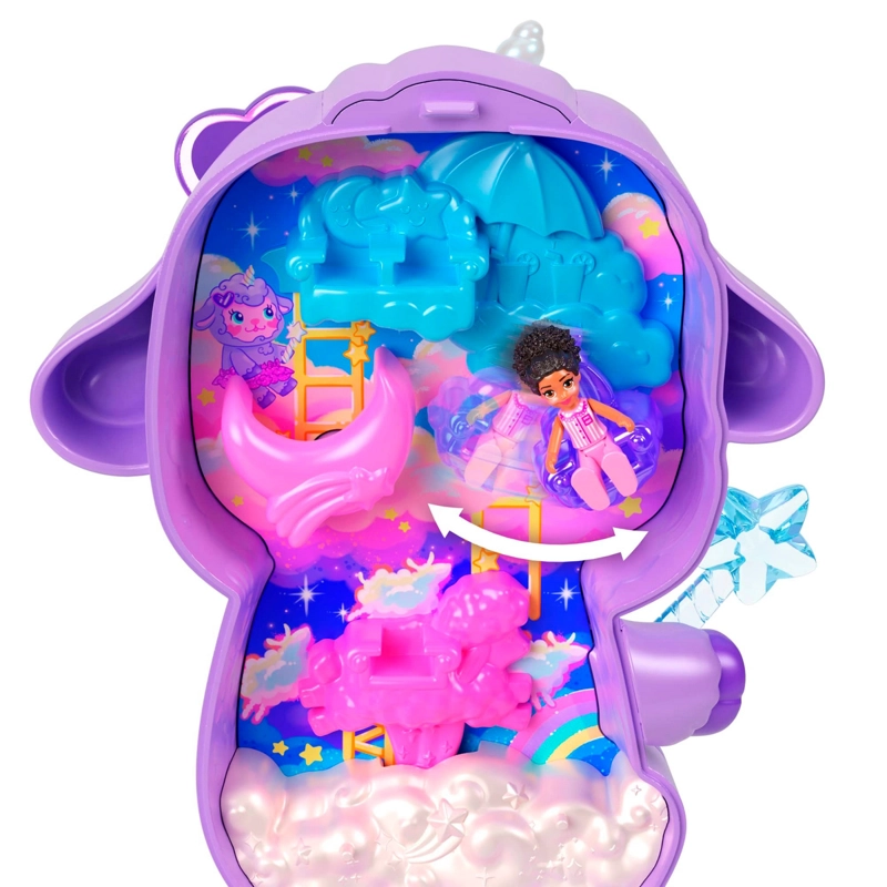 POLLY POCKET SET DE JUEGO MUNDO - COMPACTO MUNDO DE ENSUEÑO - 3