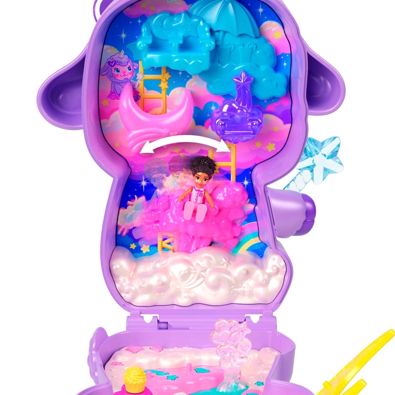 POLLY POCKET SET DE JUEGO MUNDO - COMPACTO MUNDO DE ENSUEÑO - 4