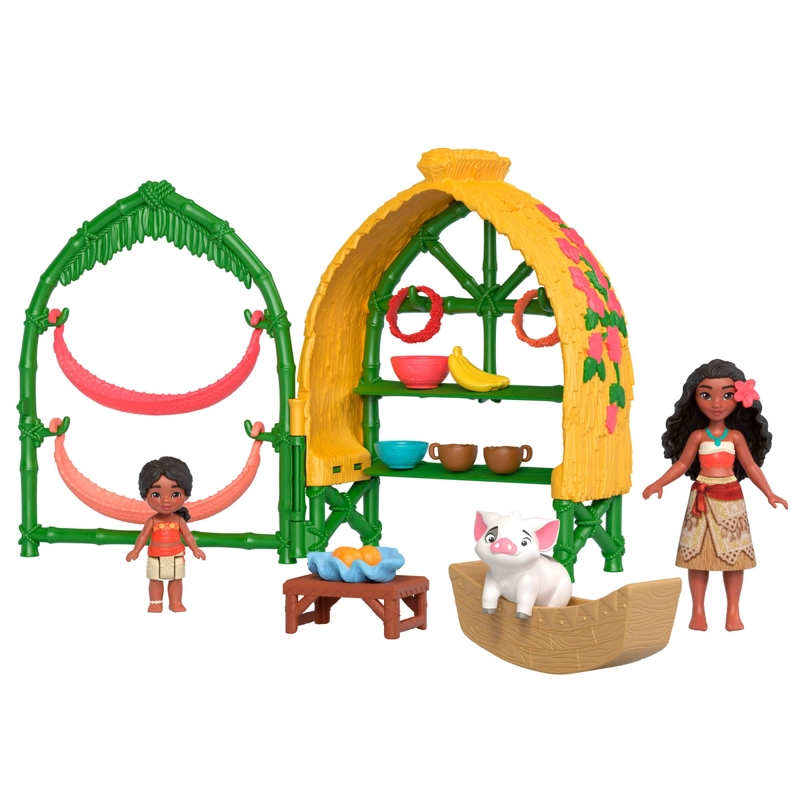 MOANA 2 SET HOGAR DE MOANA Y SIMEA CON PUA Y ACCESORIOS - 1