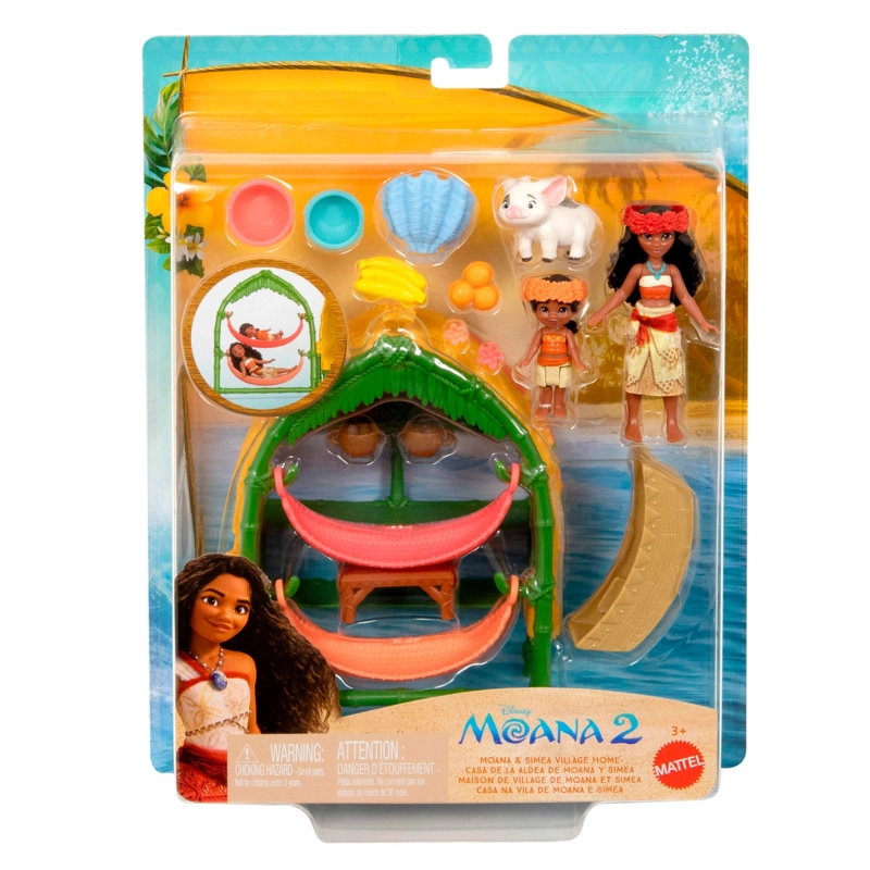 MOANA 2 SET HOGAR DE MOANA Y SIMEA CON PUA Y ACCESORIOS - 2