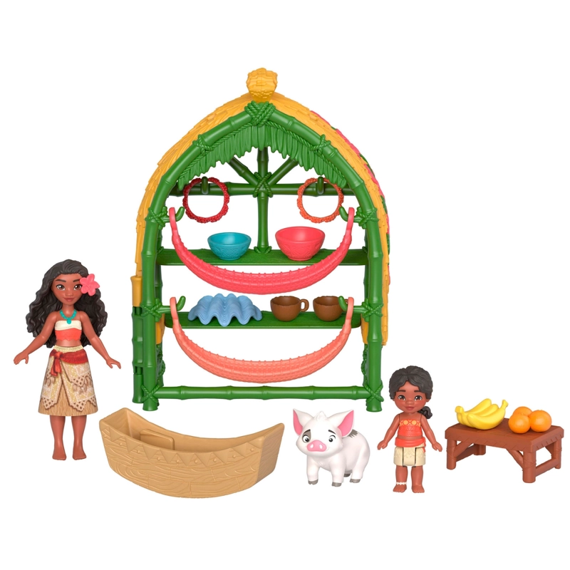 MOANA 2 SET HOGAR DE MOANA Y SIMEA CON PUA Y ACCESORIOS - 4