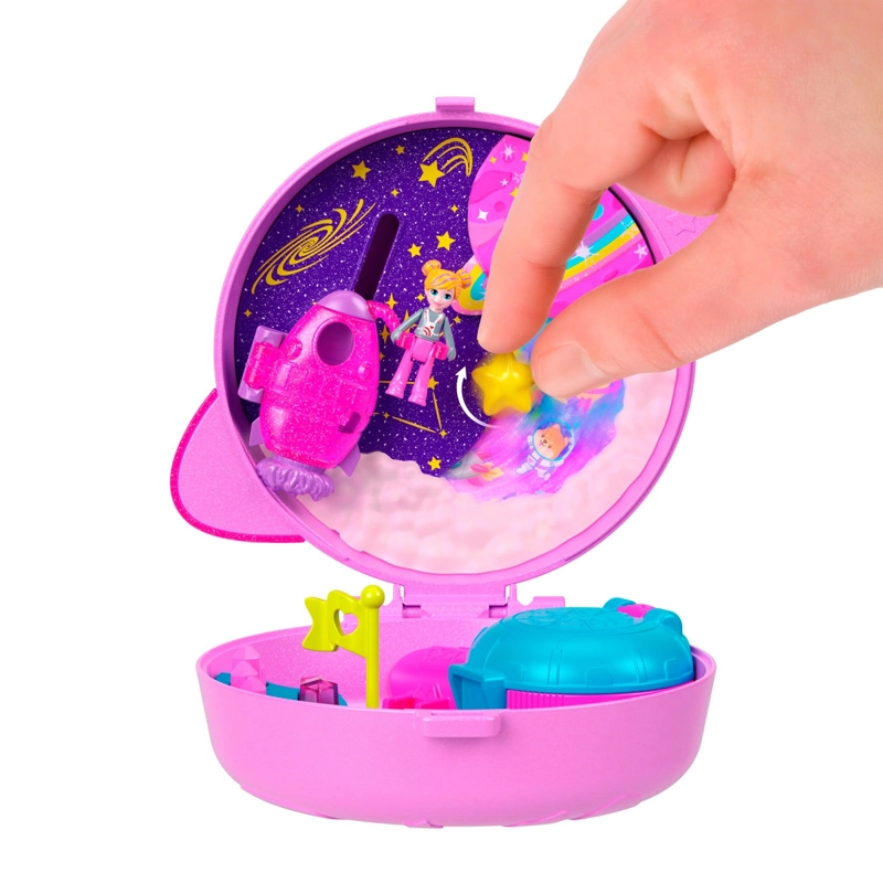 POLLY POCKET SET MUNDO COMPACTOS - COMPACTO DE PLANETA POLLY - 4