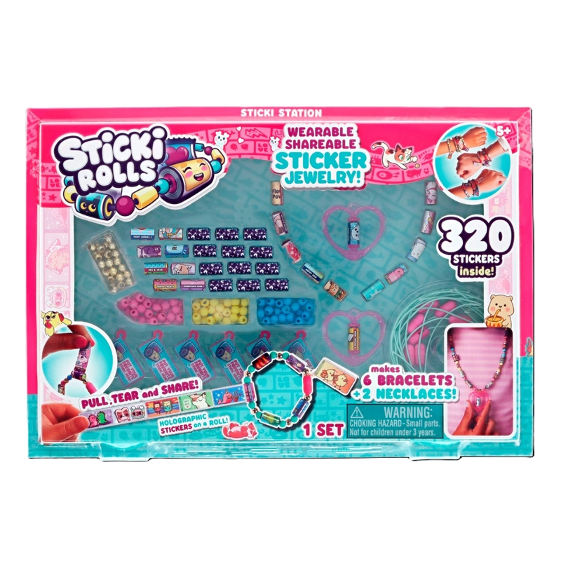 KIT DE JOYERIA STICKI ROLLS 1000 PIEZAS ADHESIVAS - 2