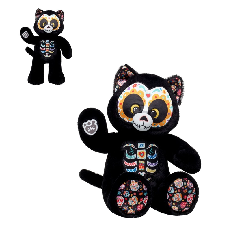 PELUCHE GATO DIA DE LOS MUERTOS BUILD-A-BEAR - 1