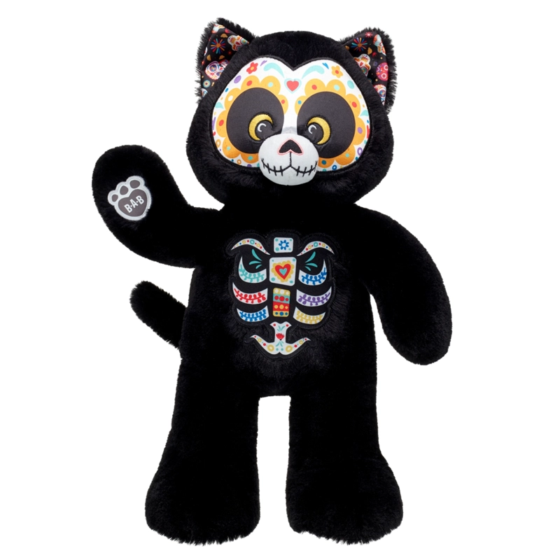 PELUCHE GATO DIA DE LOS MUERTOS BUILD-A-BEAR - 3
