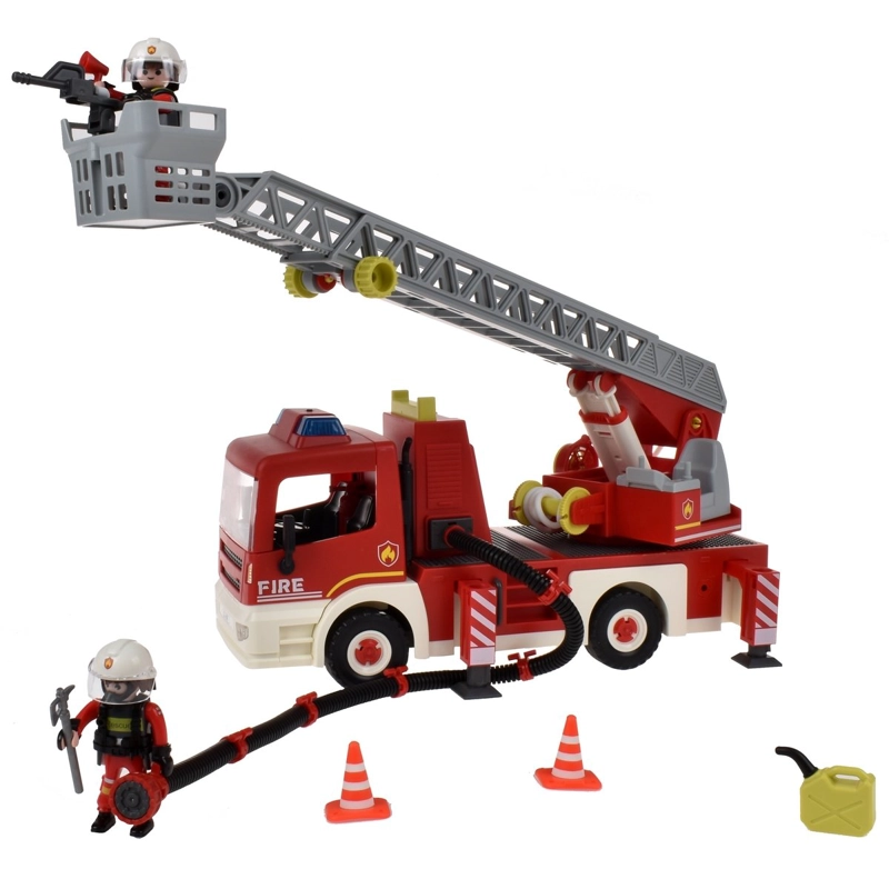 CARRO BOMBERO CON FIGURA Y SONIDO Y ACCESORIOS - 1