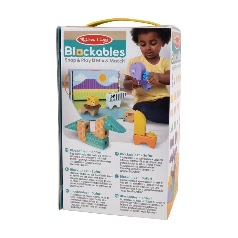SET DE BLOQUES ANIMALES SEL SAFARI MELISSA AND DOUG - 4