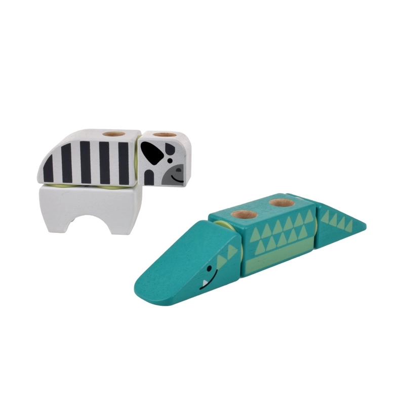 SET DE BLOQUES ANIMALES SEL SAFARI MELISSA AND DOUG - 6