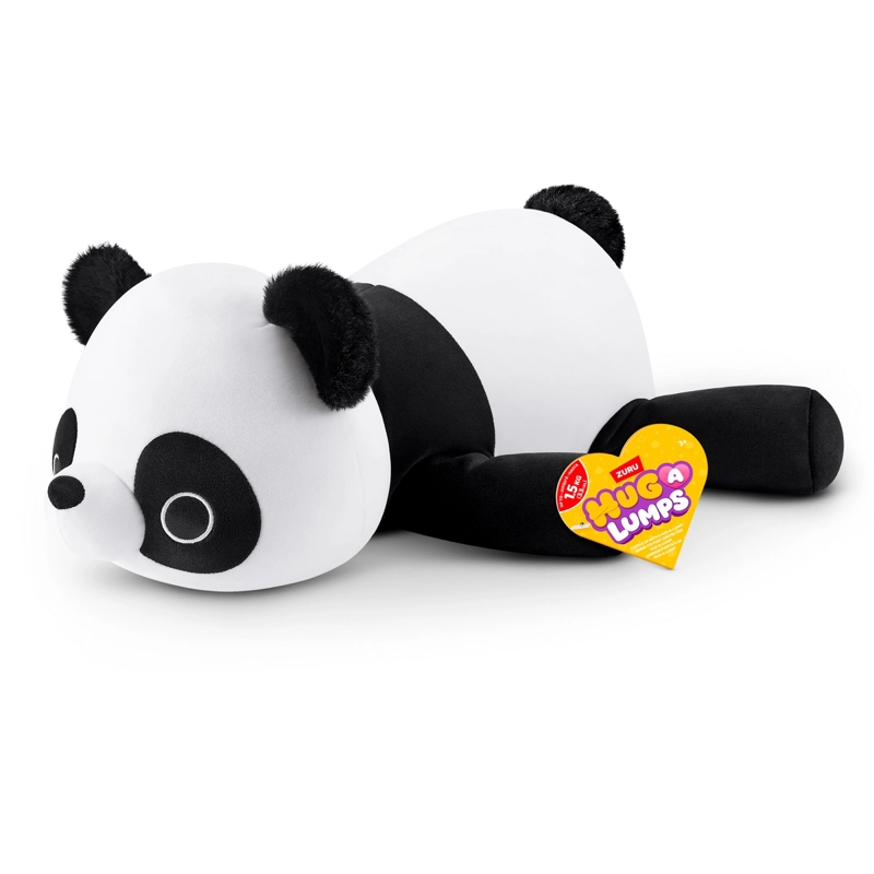 PELUCHE BLANDITO MEDIANO HUG-A-LUMPS ZURU - PETE OSO PANDA - 1