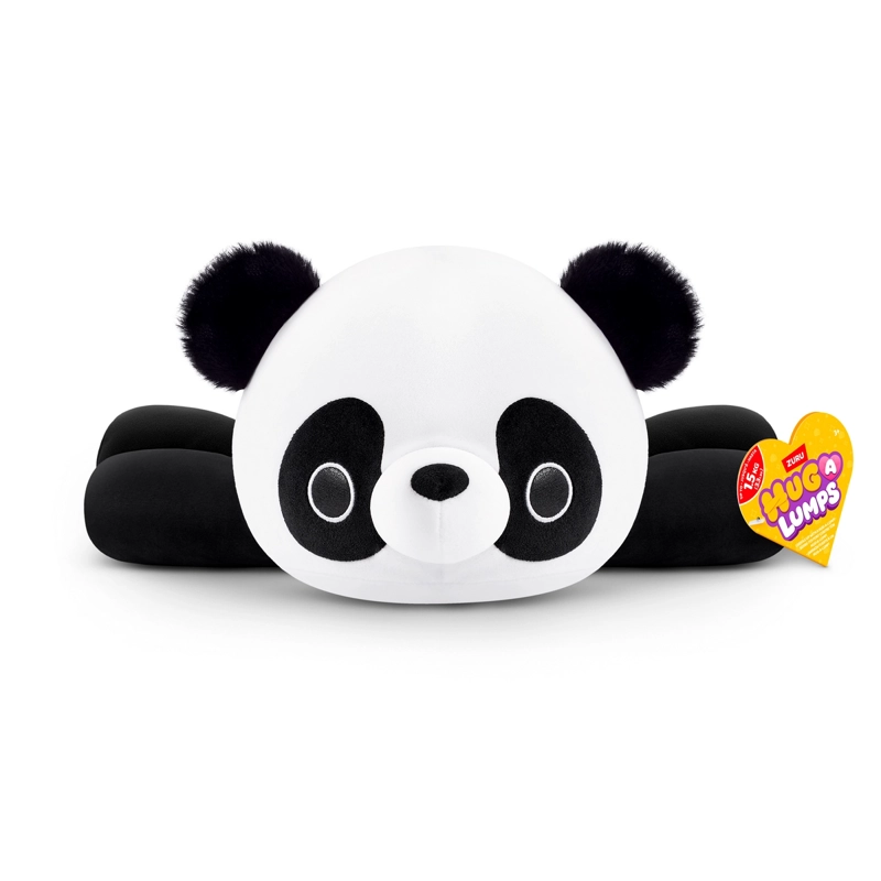 PELUCHE BLANDITO MEDIANO HUG-A-LUMPS ZURU - PETE OSO PANDA - 2