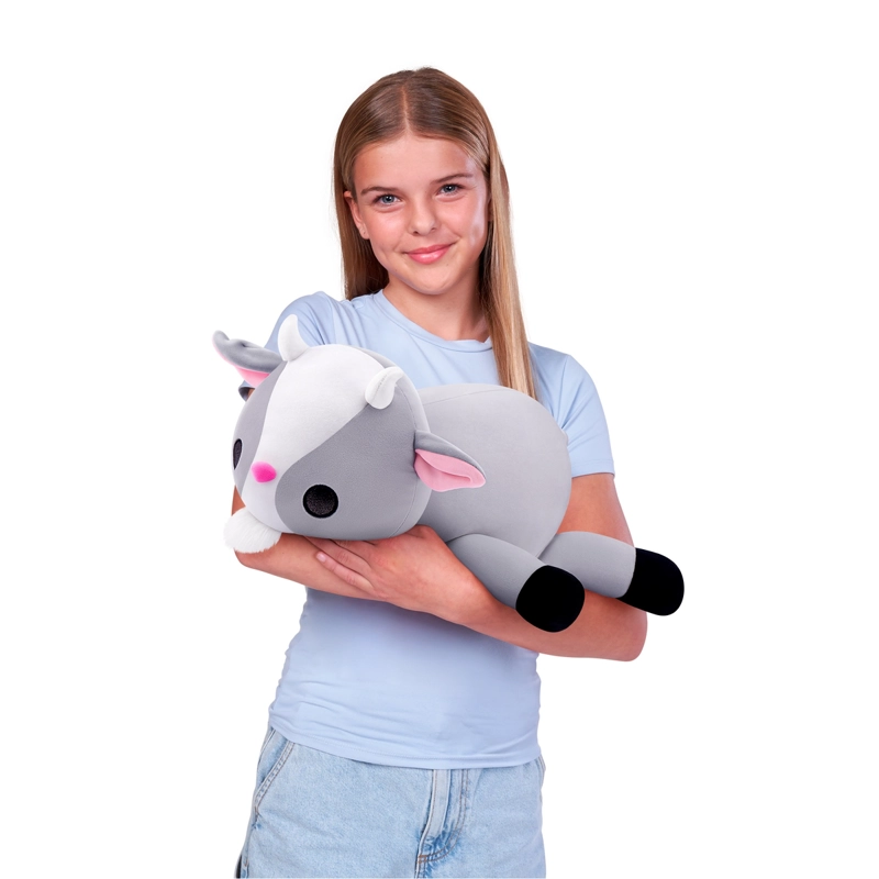 PELUCHE BLANDITO MEDIANO HUG-A-LUMPS DE ZURU - GRAHAM CABRA - 4