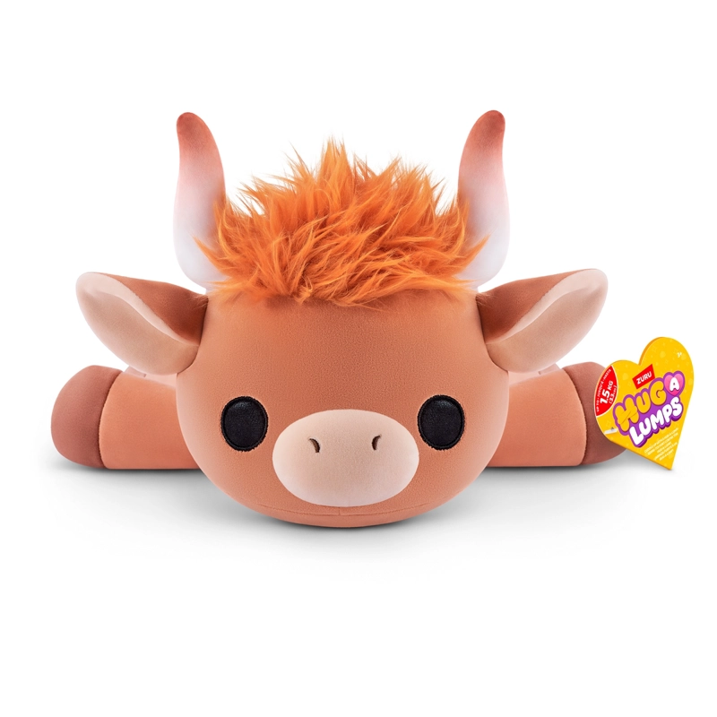 PELUCHE BLANDITO HUG-A-LUMPS DE ZURU - HOLLY VACA PELUDA - 2