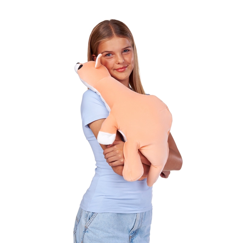 PELUCHE BLANDITO MEDIANO HUG-A-LUMPS DE ZURU - JESS CANGURO - 4