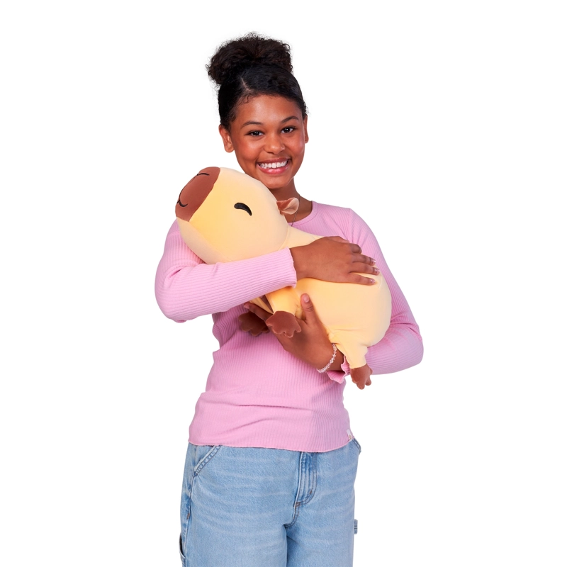 PELUCHE MEDIANO HUG-A-LUMPS DE ZURU - CONNIE CAPIBARA - 4