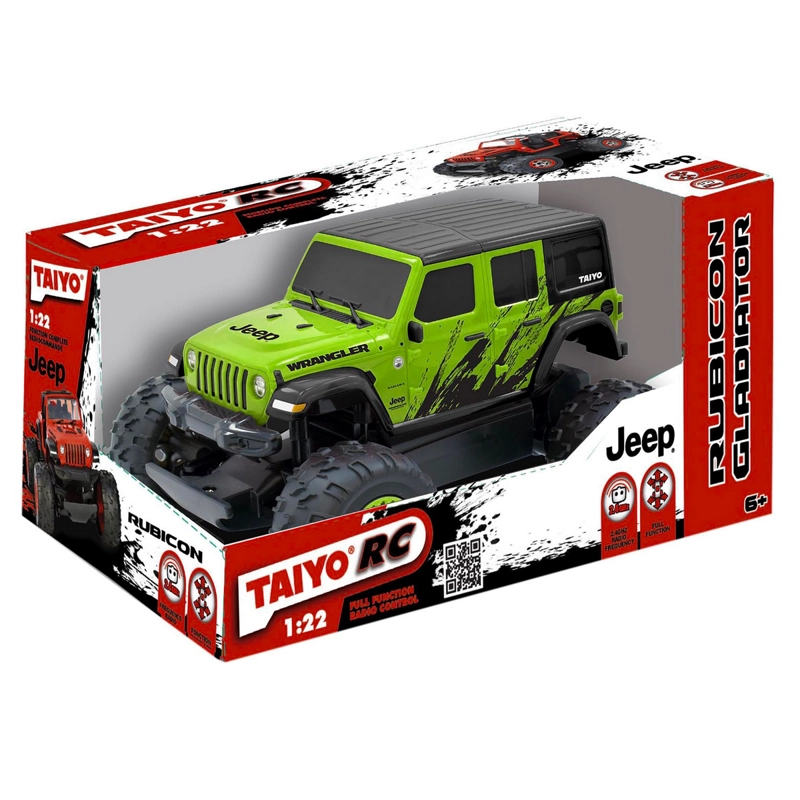 JEEP R CONTROLADO WRANGLER SAHARA ESCALA 1:16 BATERIA LITIO - 2