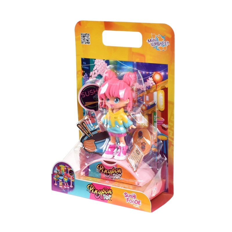 MUÑECA 11 CM FOODIE GIRLS PINYPON TOP - SUSHI - 2